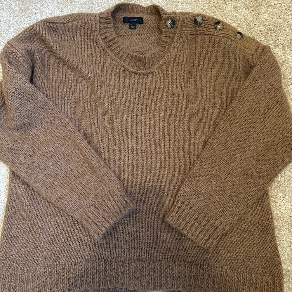 COPY - Like New Jersey Crew XL Sweater Brown